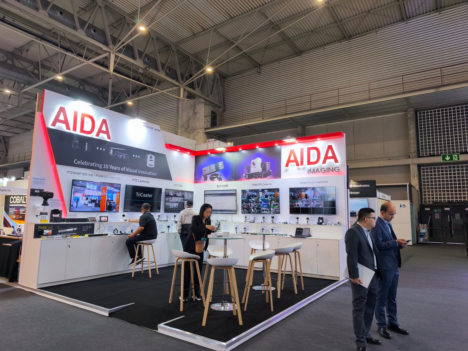 Stand corporativo AIDA Imaging en ISE Barcelona